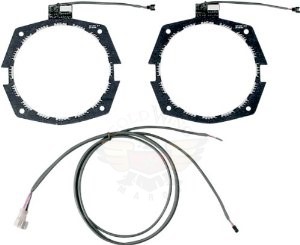 SPEAKER LED LIGHT RINGS (PR) 98-13 HARLEY FARING LRHD-FS50